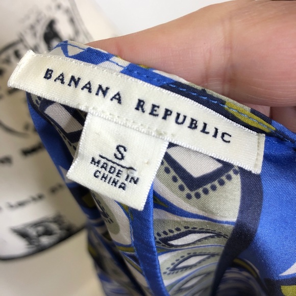 Banana Republic 100% Periwinkle Silk Dress - Small - Picture 8 of 9